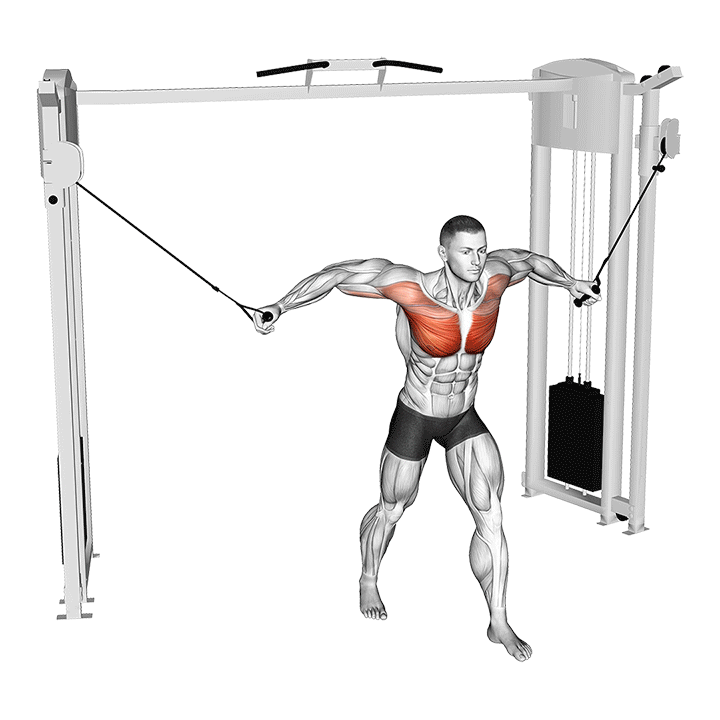 High-to-Low Cable Chest Fly